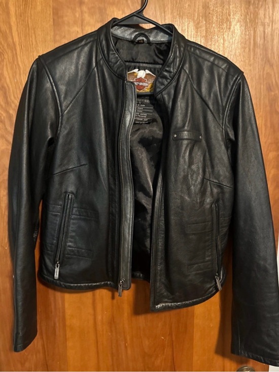 Harley-Davidson Jackets & Blazers - Harley-Davidson Black Women’s Leather Biker Jacket